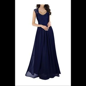 NWT Formal Navy Gown